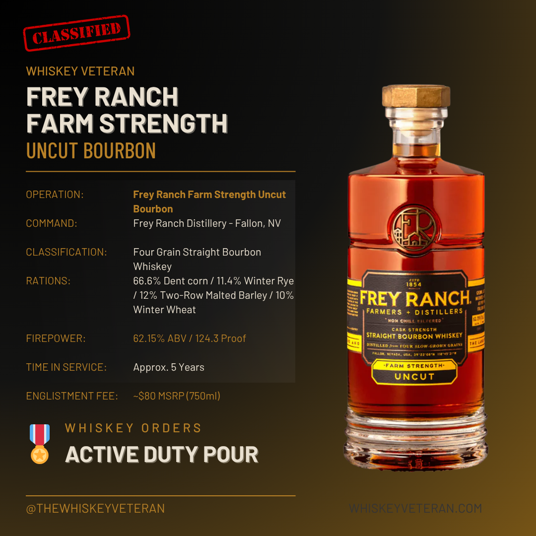 Frey Ranch Strength Uncut Bourbon