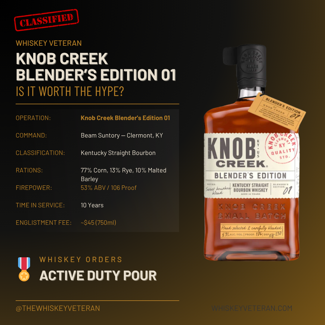 Knob Creek Blender's Edition 01